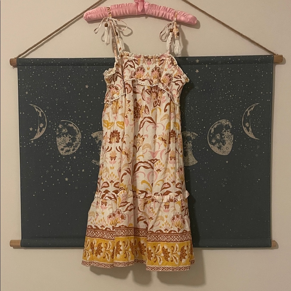 🌙JESSICA SIMPSON Boho Floral Mini Dress - Pink and Yellow🌙